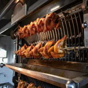 Asador de pollos profesional para hostelería en Alicante — Exposervi