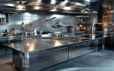 Mesas de trabajo inox para cocinas profesionales en Alicante