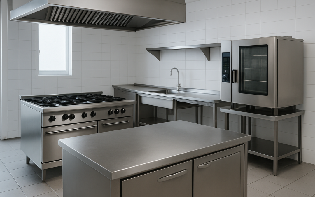 Diseño de cocina profesional: cómo planificar el espacio para maximizar rendimiento y seguridad