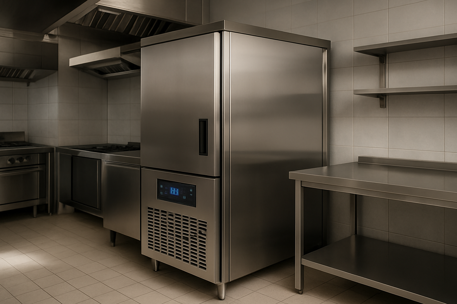 Frío comercial para catering Abatidor de temperatura y cámara de frío comercial para catering profesional
