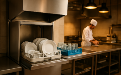 Maquinaria de lavado en hostelería: cómo acertar con el equipo según tu volumen de trabajo