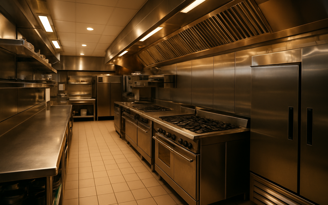 Cocina profesional equipada con proyecto llave en mano integral para hostelería