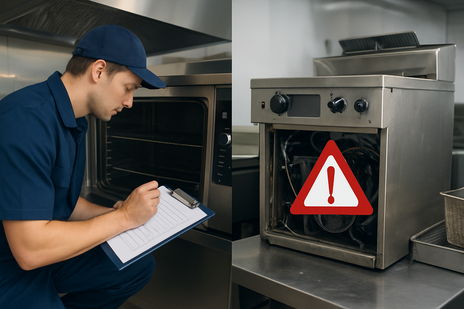 Comparativa entre mantenimiento preventivo y correctivo en maquinaria de hostelería