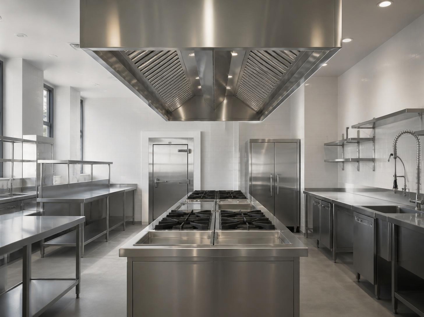 Cocina industrial llave en mano instalada por Exposervi en Alicante