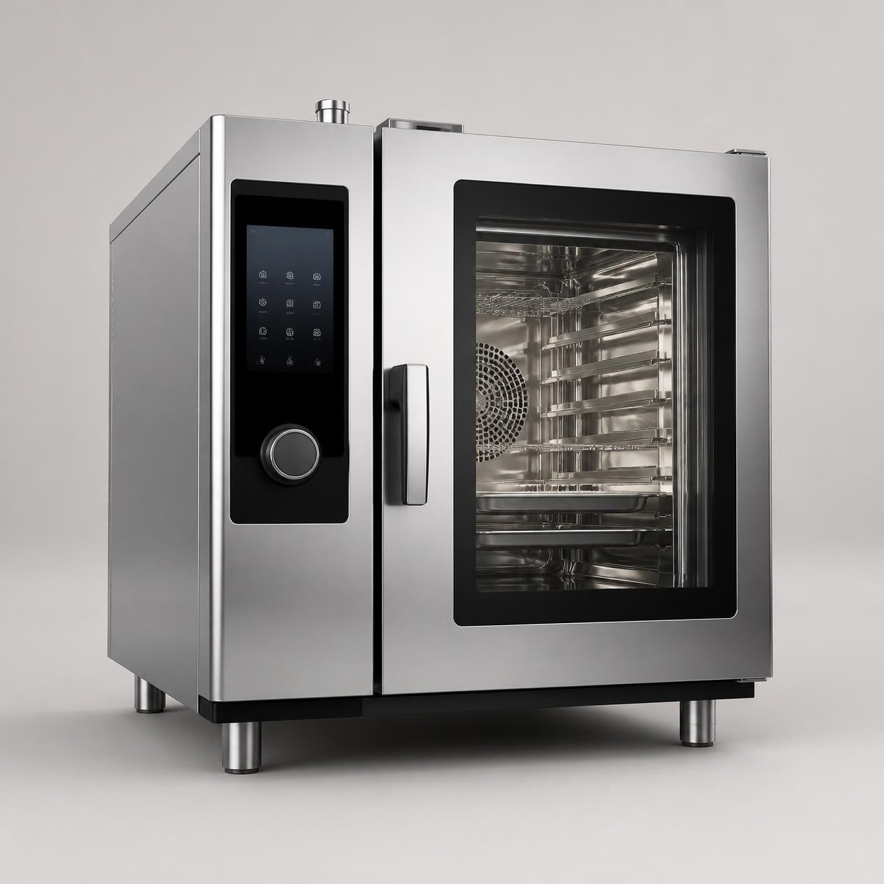 Horno mixto profesional 6 GN 1/1 en exposición — Exposervi