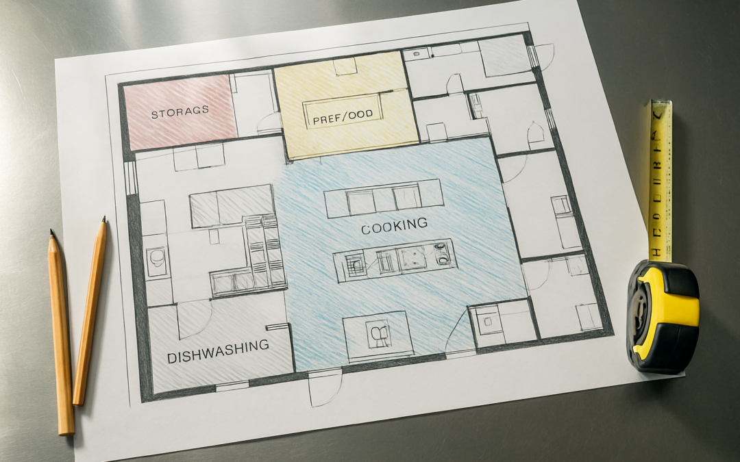 Planificación de cocina profesional: cómo diseñar tu restaurante antes de comprar ningún equipo
