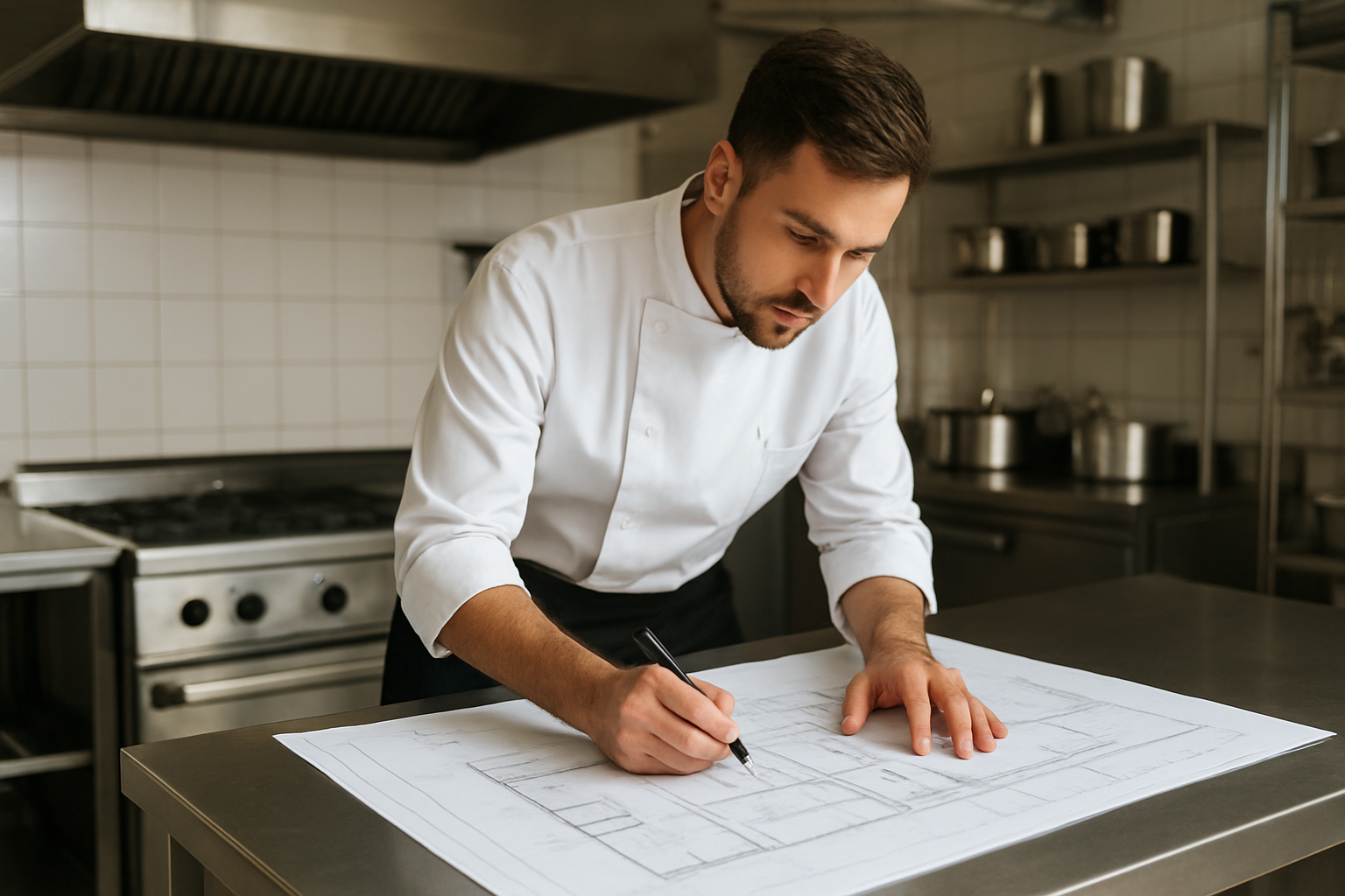 Cómo planificar la cocina de tu restaurante antes de comprar ningún equipo - 1 planificación cocina profesional - imagen 1