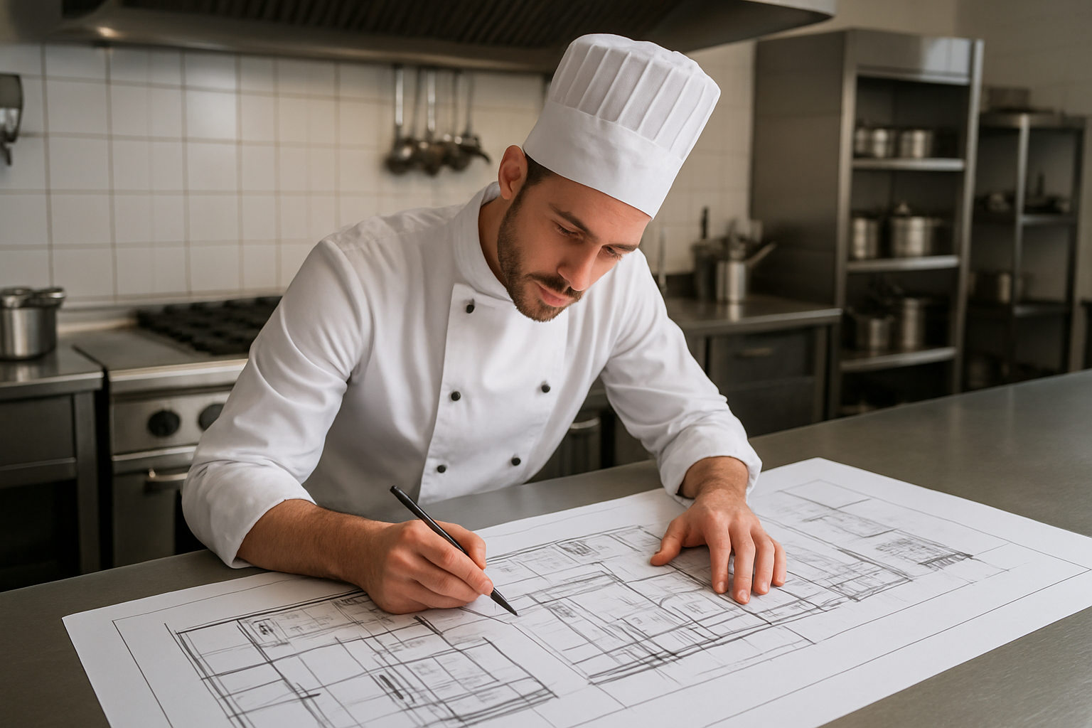 Cómo planificar la cocina de tu restaurante antes de comprar ningún equipo - 2 planificación cocina profesional - imagen 2
