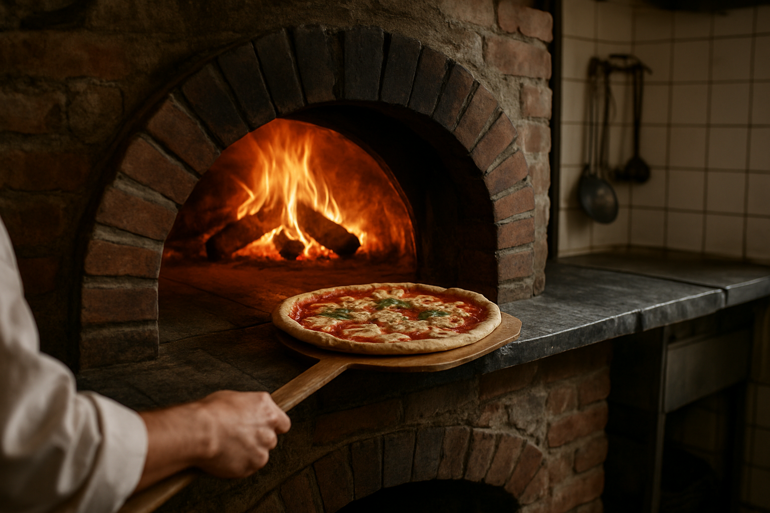 Horno de leña profesional para restaurante Horno de leña profesional para pizzería y restaurante especializado